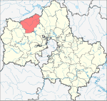 Location of Klin Region (Moscow Oblast)